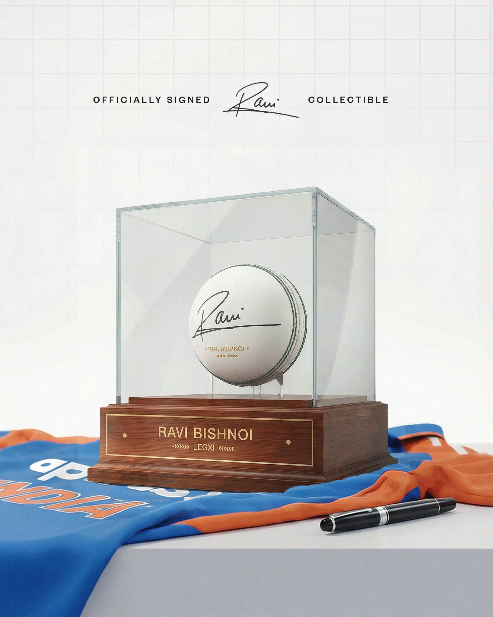 Ravi Bishnoi: Official Hand-Signed Ball