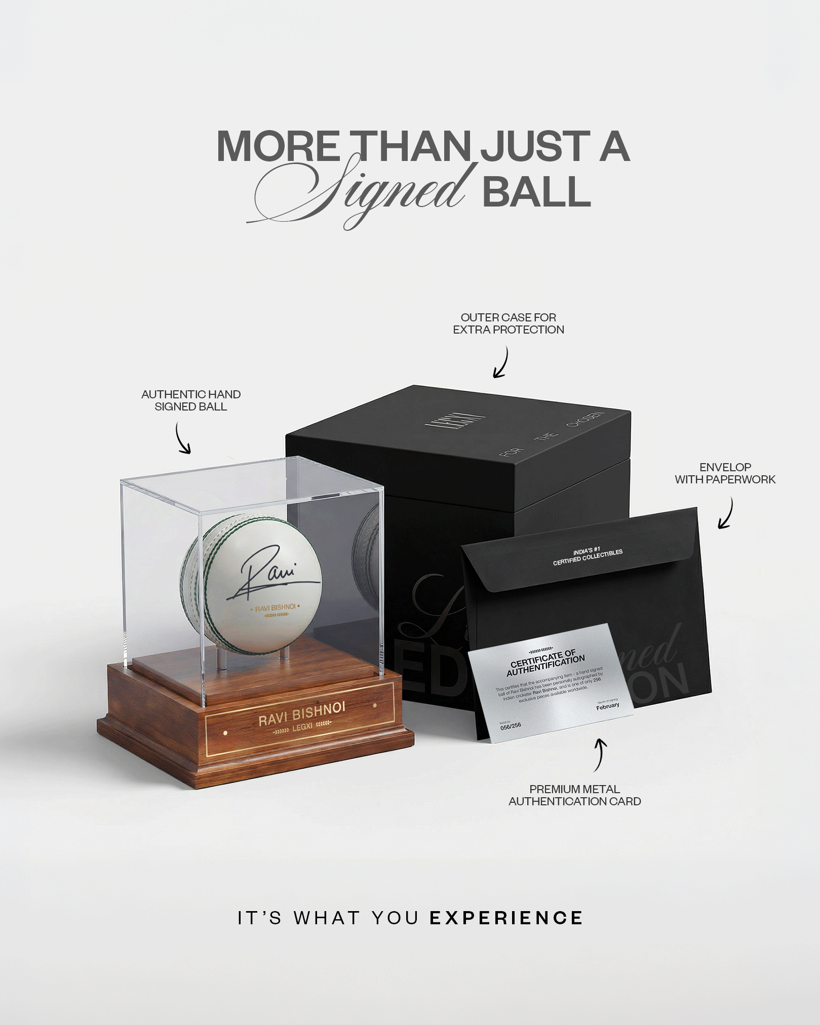 Ravi Bishnoi: Official Hand-Signed Ball