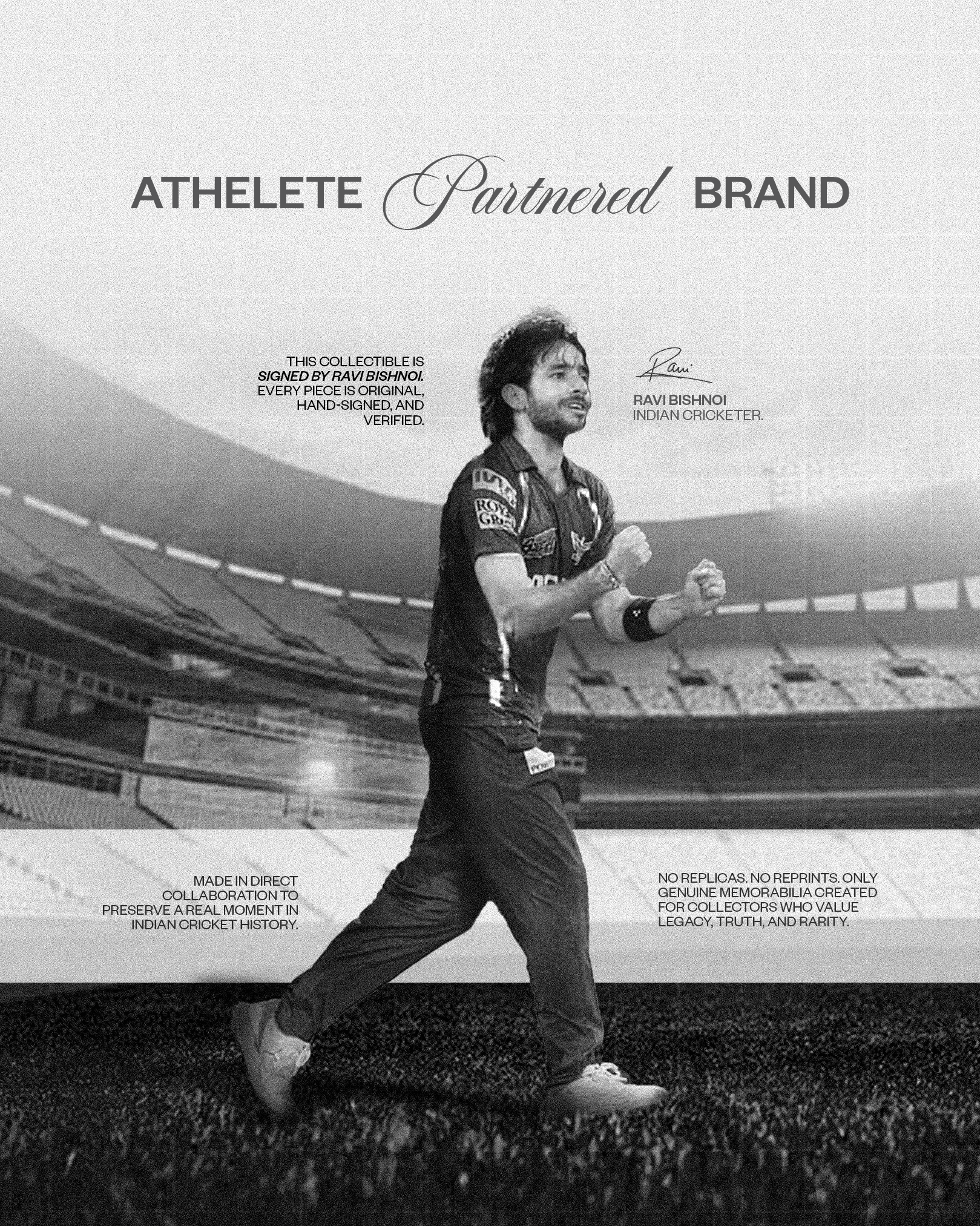 Ravi Bishnoi: Official Hand-Signed Ball