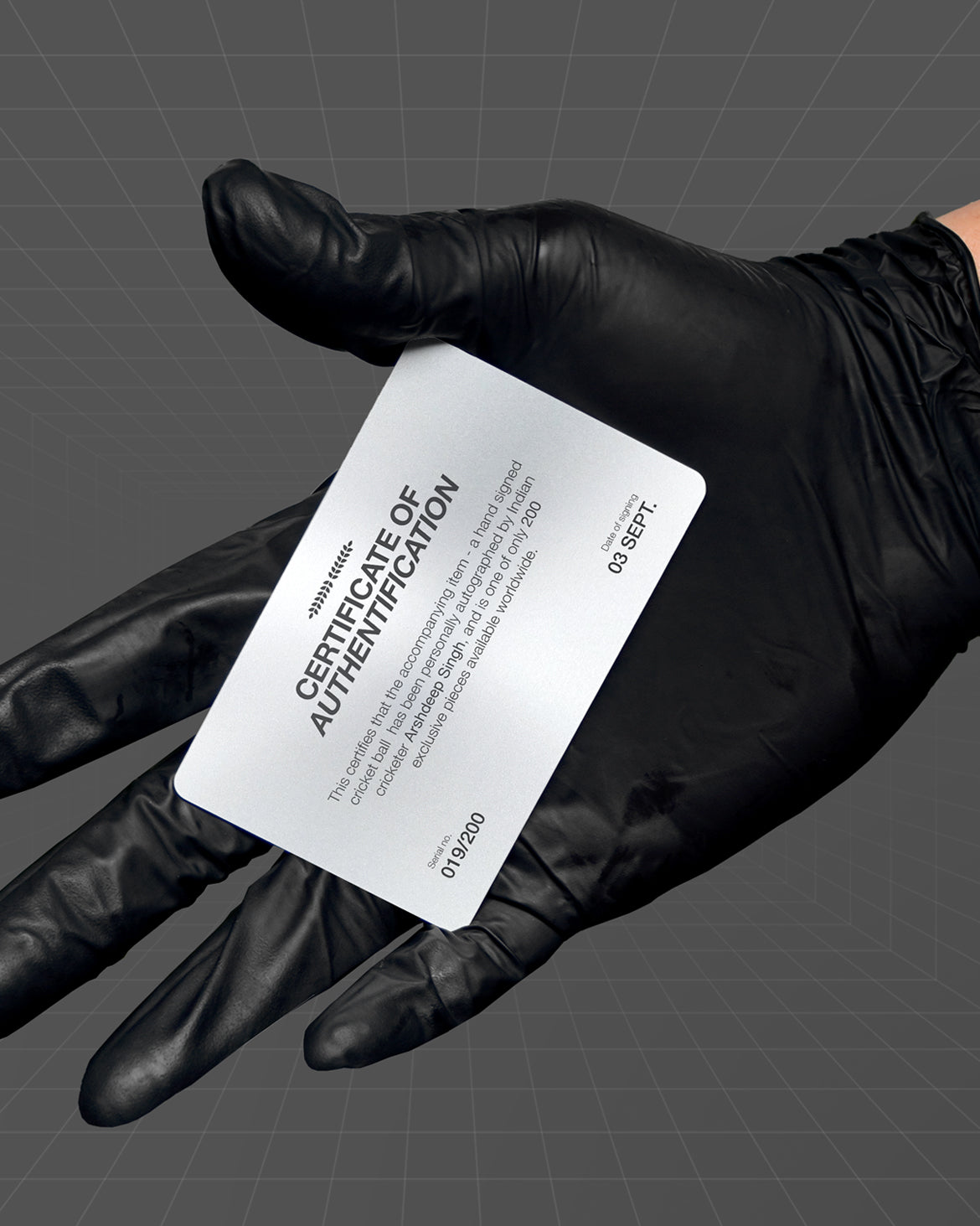 Certificate of Authentication