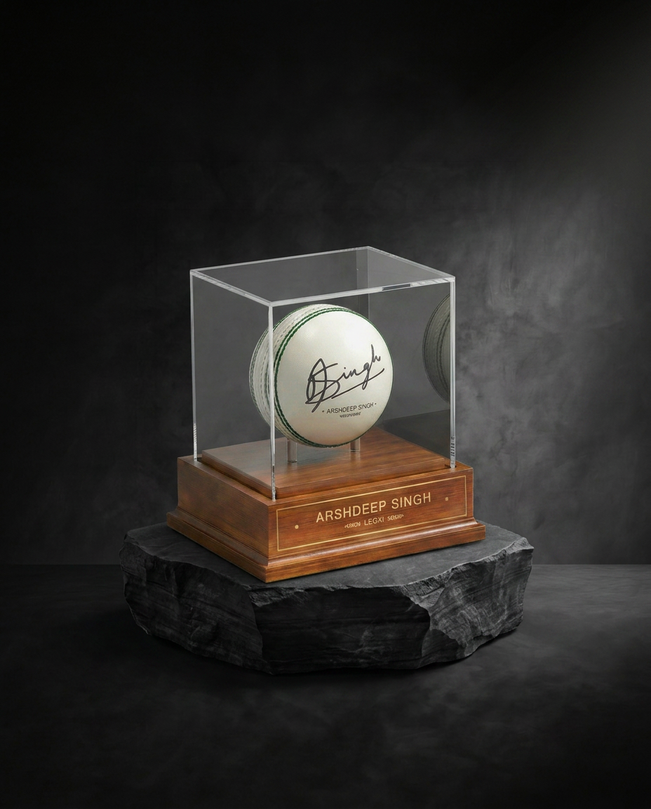 Arshdeep Singh : Official Hand-Signed Leather Ball