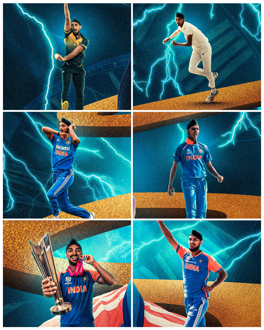 Arshdeep Singh Hand Signed 24 Carat Gold Edition